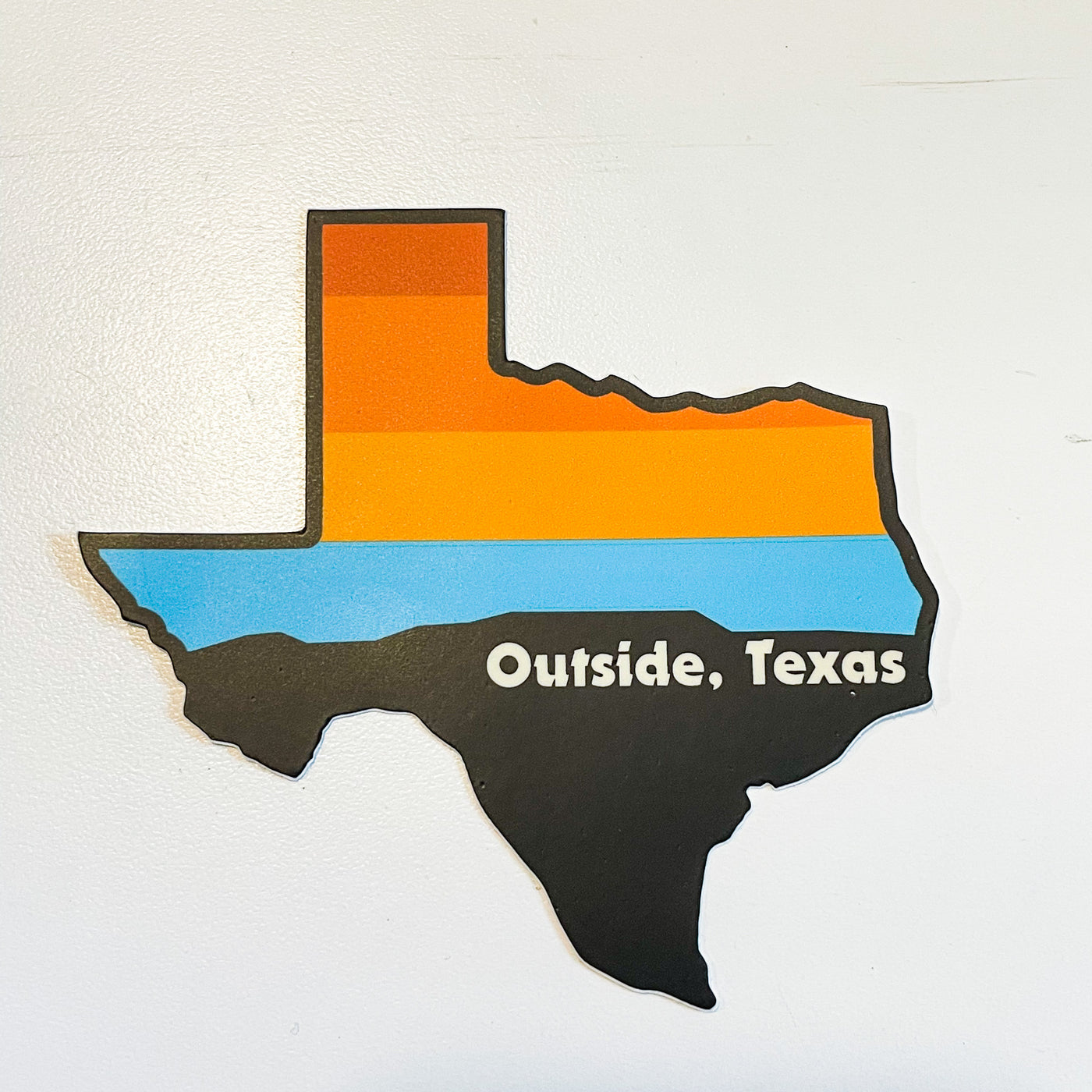 Texas Sticker - Outside, Texas