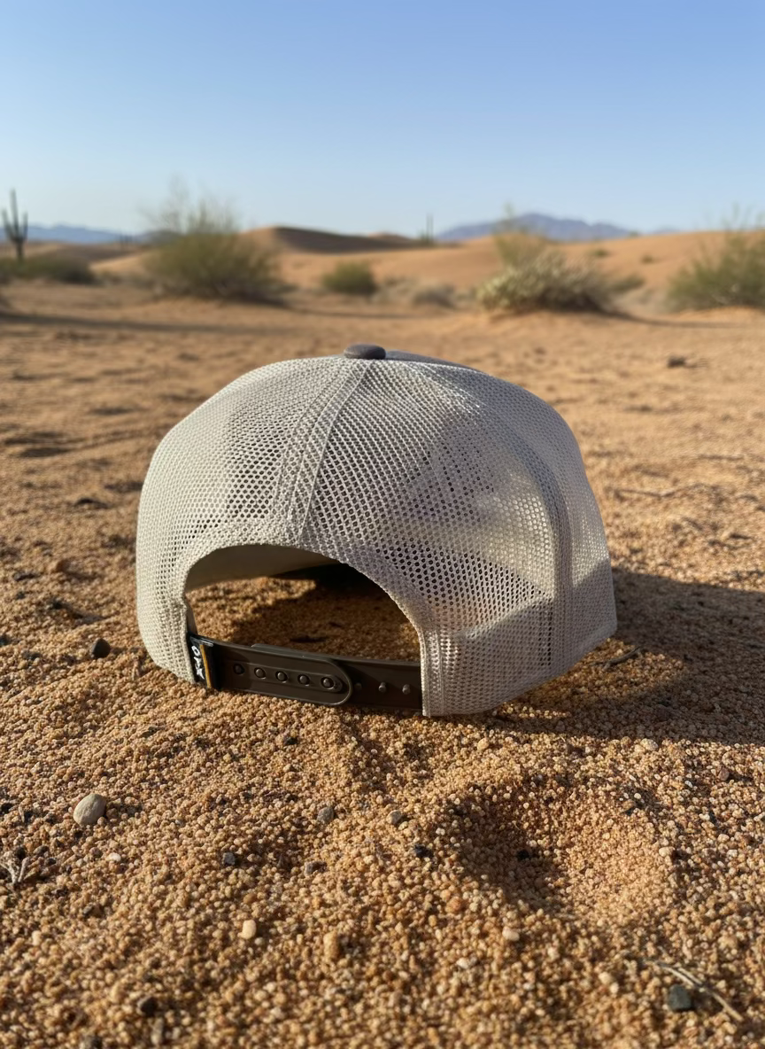 Chapeau Camionneur Katydid – Violet Et Blanc Brodé Ikat Texas – Taille Ajustable